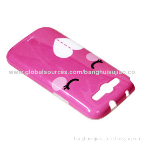 Factory for pink smiley face for Samsung S3, phone color shell